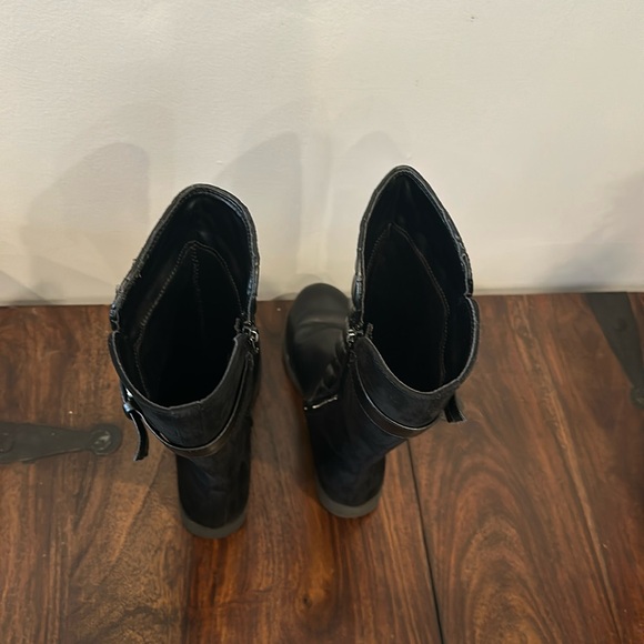 Olive & Edie Girls Black Boots Size 3 - Picture 4 of 9